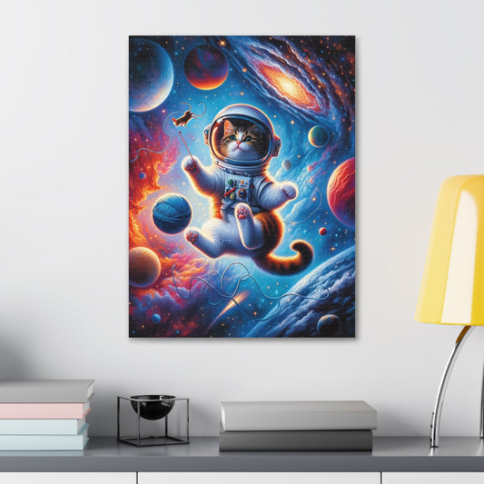 Astro Kitty Wall Art