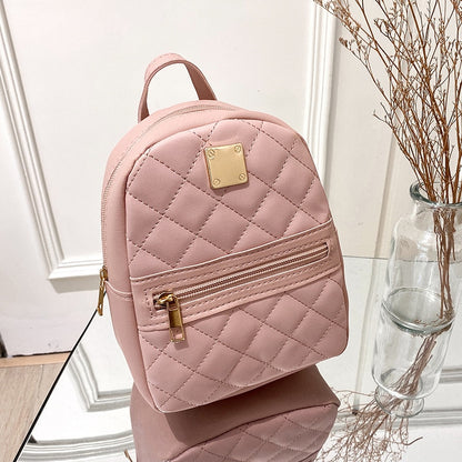 Chic Mini Leather Backpack